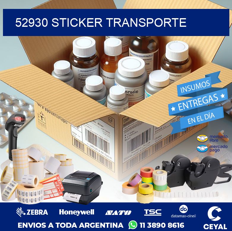 52930 STICKER TRANSPORTE