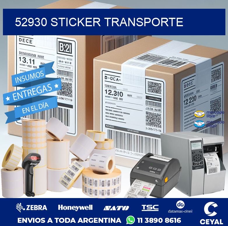 52930 STICKER TRANSPORTE