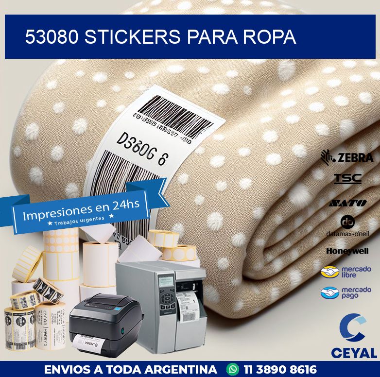 53080 STICKERS PARA ROPA