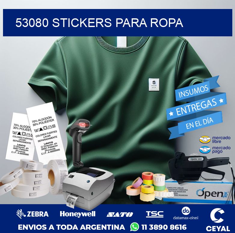 53080 STICKERS PARA ROPA