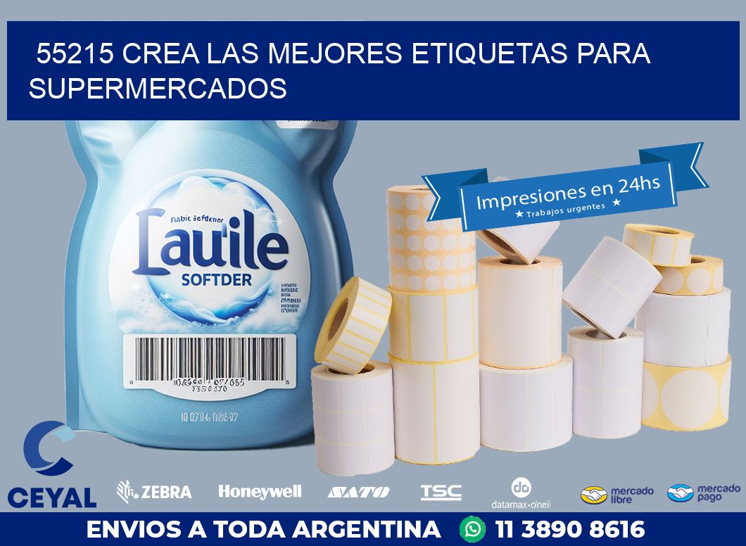 55215 CREA LAS MEJORES ETIQUETAS PARA SUPERMERCADOS
