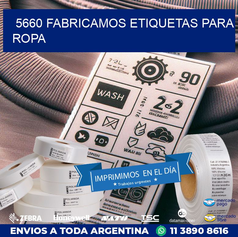 5660 FABRICAMOS ETIQUETAS PARA ROPA