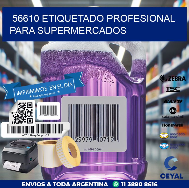 56610 ETIQUETADO PROFESIONAL PARA SUPERMERCADOS