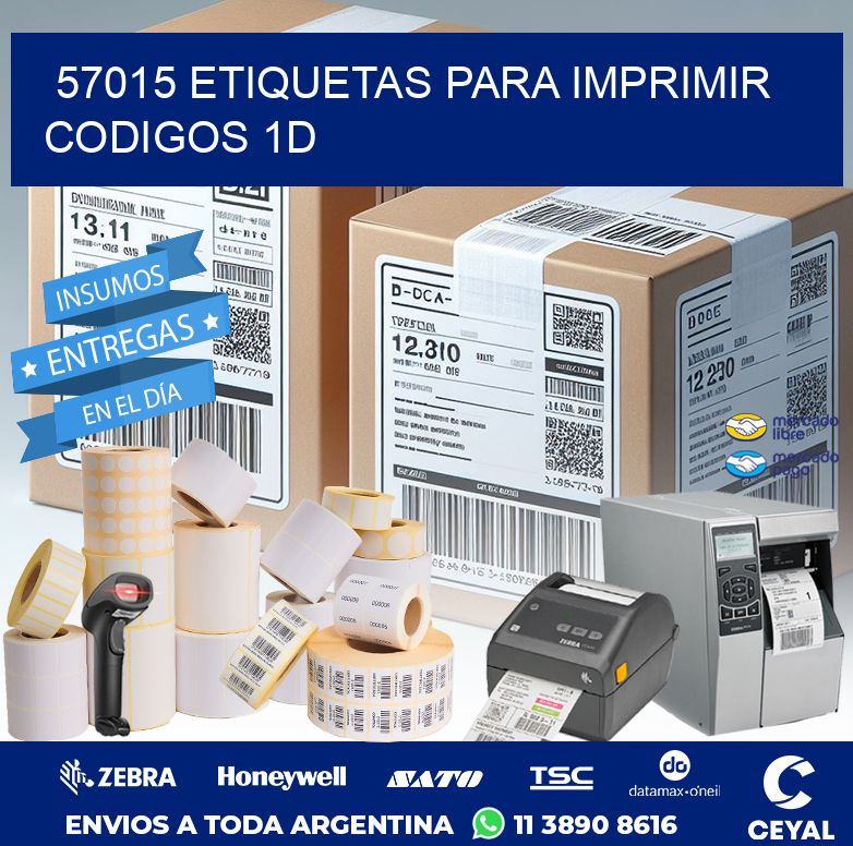 57015 ETIQUETAS PARA IMPRIMIR CODIGOS 1D