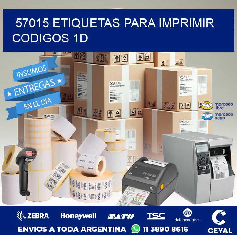 57015 ETIQUETAS PARA IMPRIMIR CODIGOS 1D