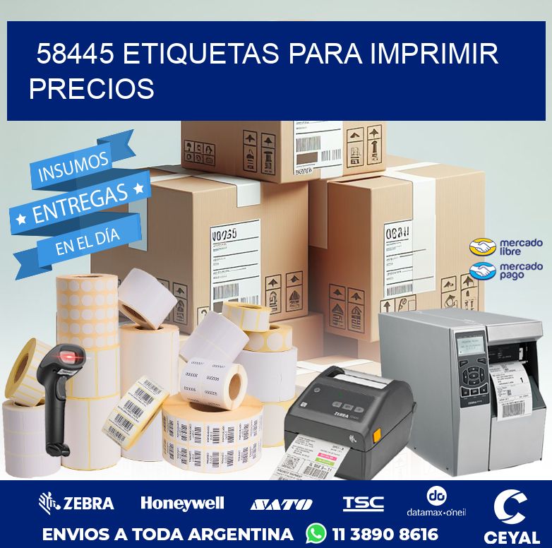 58445 ETIQUETAS PARA IMPRIMIR PRECIOS