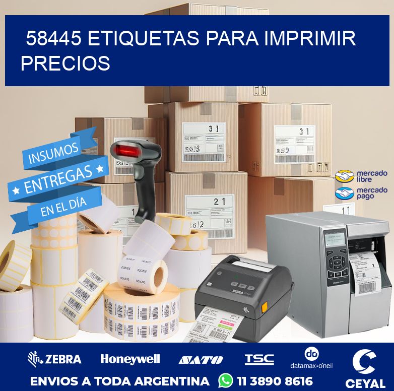 58445 ETIQUETAS PARA IMPRIMIR PRECIOS