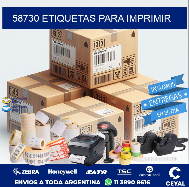 58730 ETIQUETAS PARA IMPRIMIR