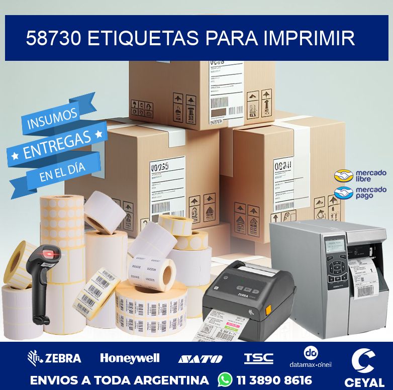 58730 ETIQUETAS PARA IMPRIMIR