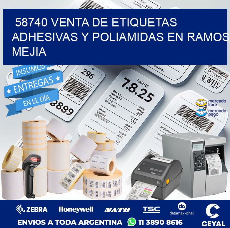 58740 VENTA DE ETIQUETAS ADHESIVAS Y POLIAMIDAS EN RAMOS MEJIA