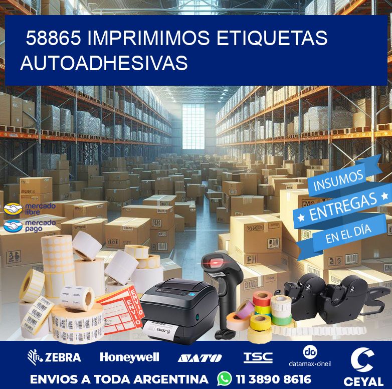 58865 IMPRIMIMOS ETIQUETAS AUTOADHESIVAS
