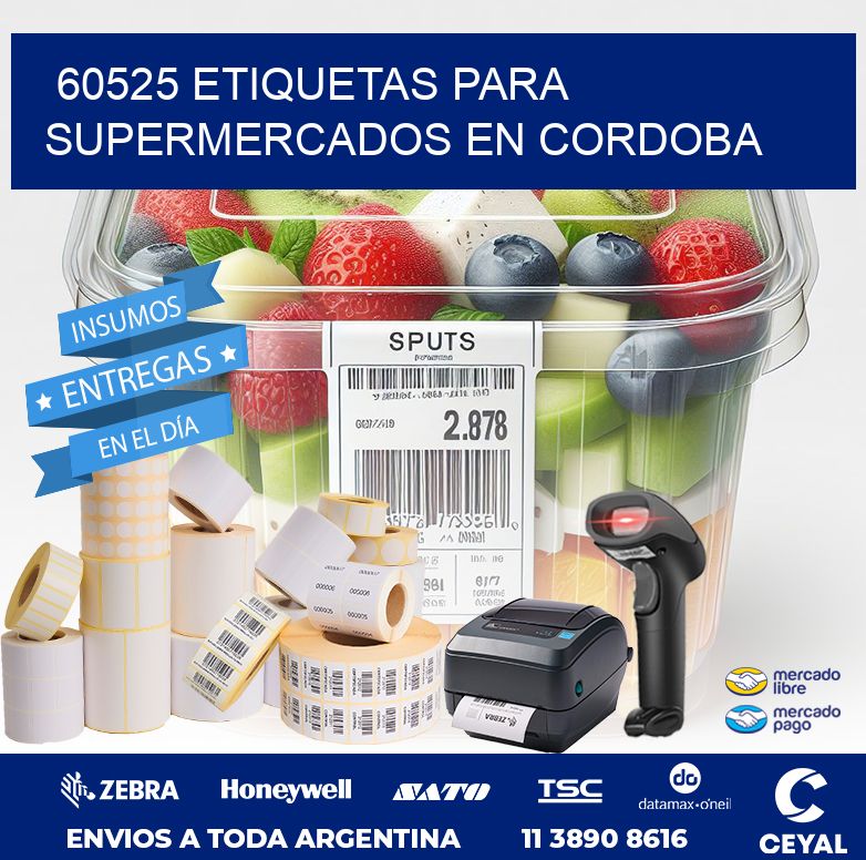 60525 ETIQUETAS PARA SUPERMERCADOS EN CORDOBA