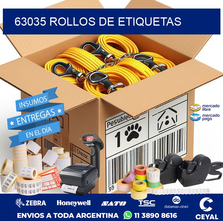 63035 ROLLOS DE ETIQUETAS