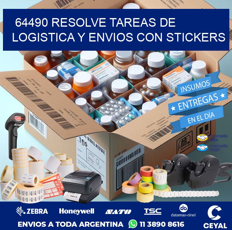 64490 RESOLVE TAREAS DE LOGISTICA Y ENVIOS CON STICKERS