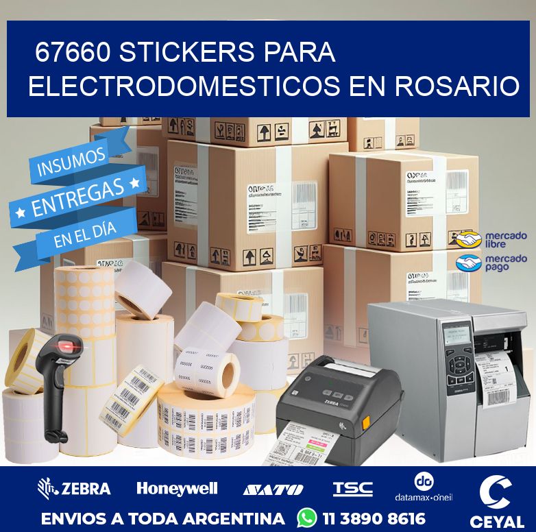 67660 STICKERS PARA ELECTRODOMESTICOS EN ROSARIO