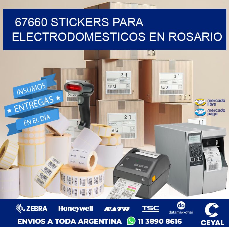 67660 STICKERS PARA ELECTRODOMESTICOS EN ROSARIO