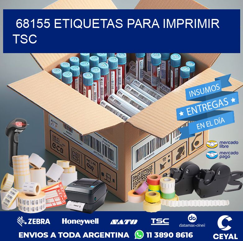 68155 ETIQUETAS PARA IMPRIMIR TSC