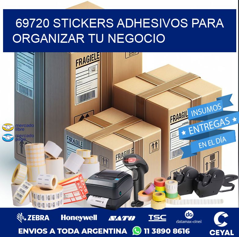 69720 STICKERS ADHESIVOS PARA ORGANIZAR TU NEGOCIO