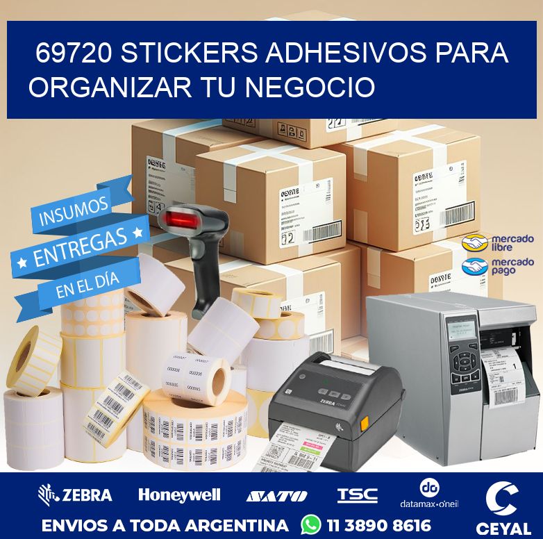 69720 STICKERS ADHESIVOS PARA ORGANIZAR TU NEGOCIO