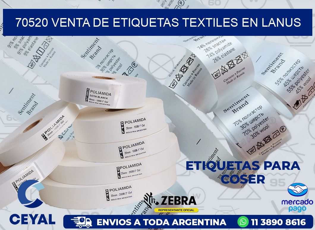 70520 VENTA DE ETIQUETAS TEXTILES EN LANUS