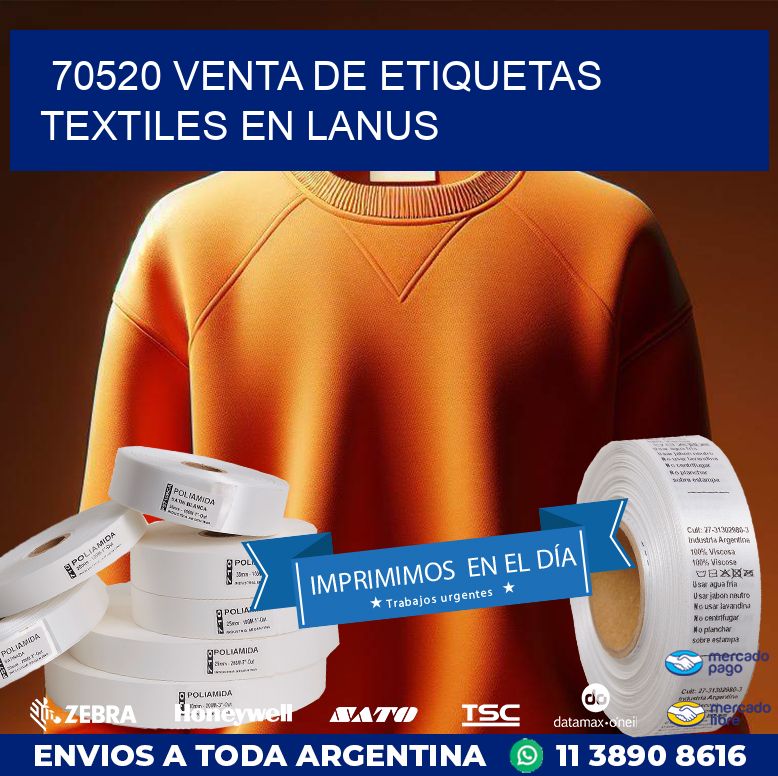 70520 VENTA DE ETIQUETAS TEXTILES EN LANUS
