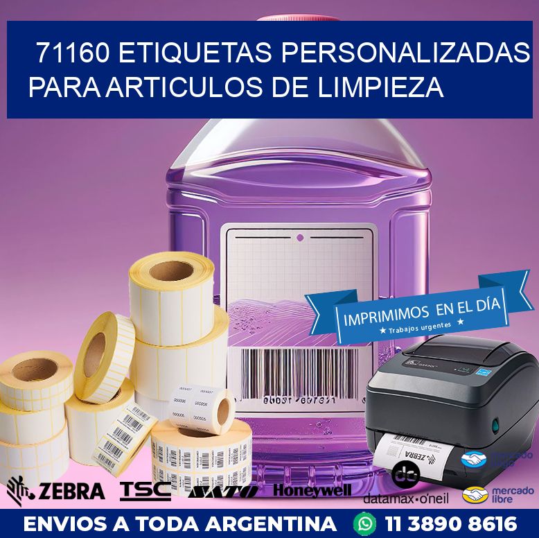 71160 ETIQUETAS PERSONALIZADAS PARA ARTICULOS DE LIMPIEZA
