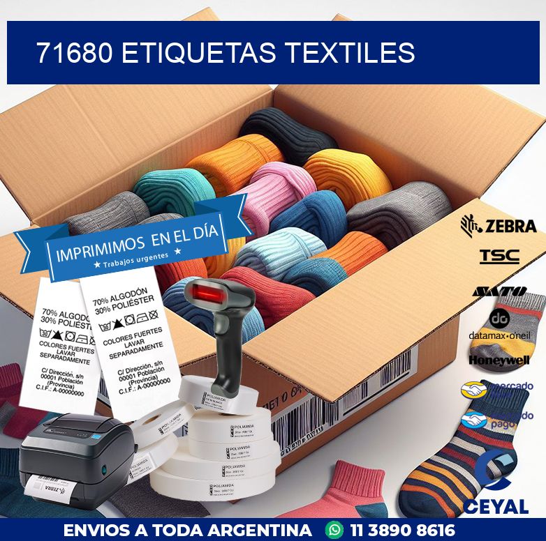 71680 ETIQUETAS TEXTILES