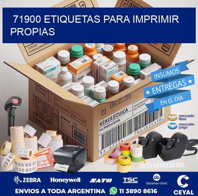 71900 ETIQUETAS PARA IMPRIMIR PROPIAS