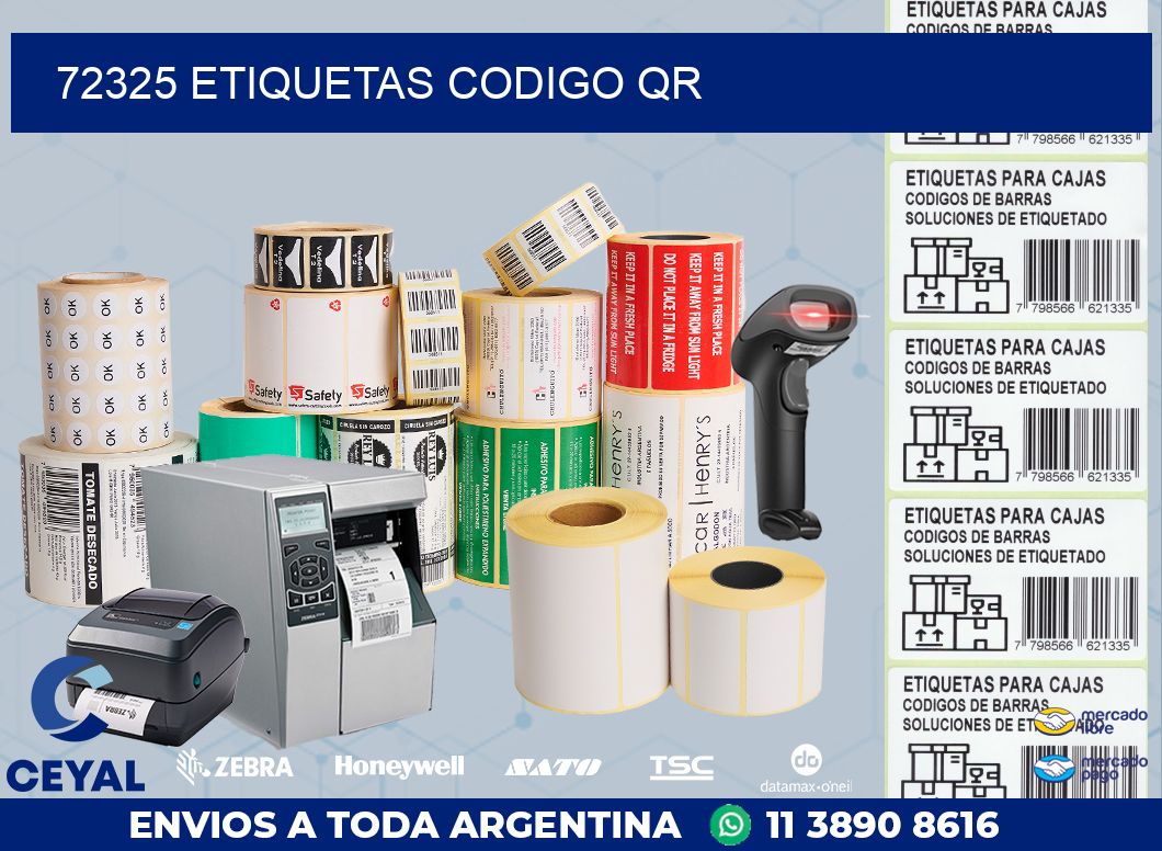 72325 ETIQUETAS CODIGO QR