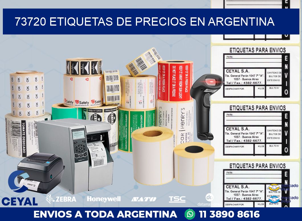 73720 ETIQUETAS DE PRECIOS EN ARGENTINA