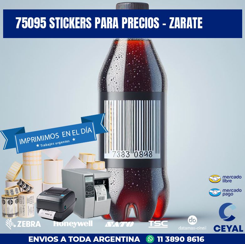 75095 STICKERS PARA PRECIOS - ZARATE