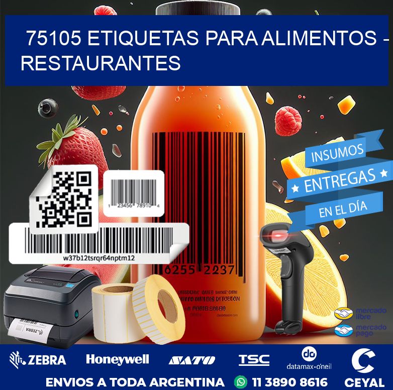 75105 ETIQUETAS PARA ALIMENTOS - RESTAURANTES