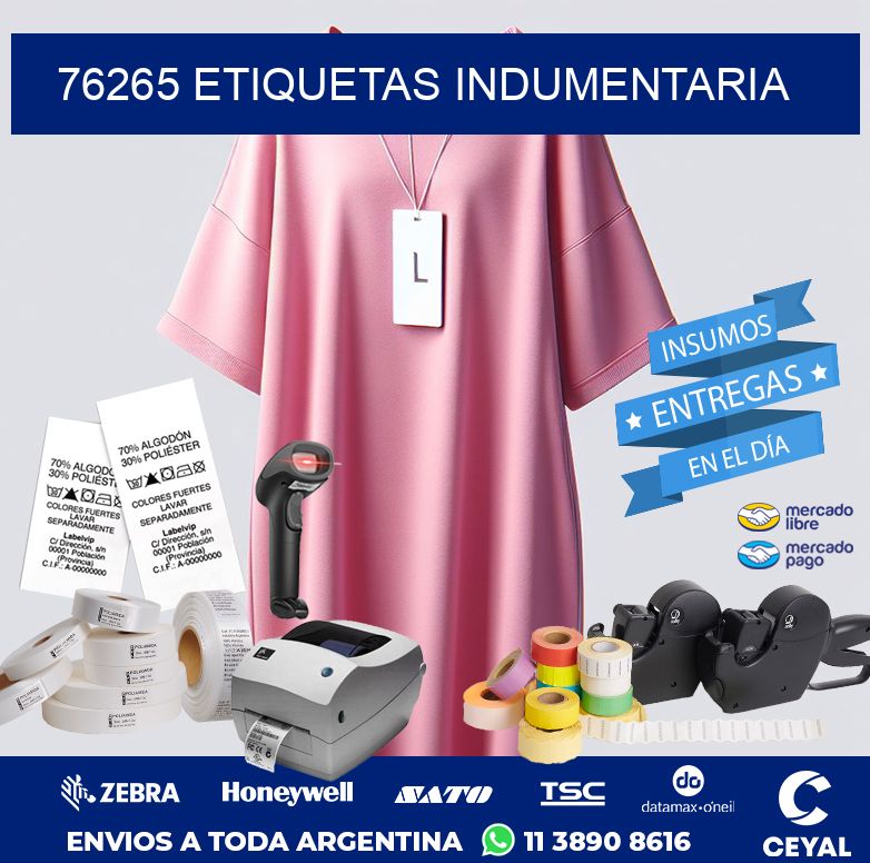 76265 ETIQUETAS INDUMENTARIA