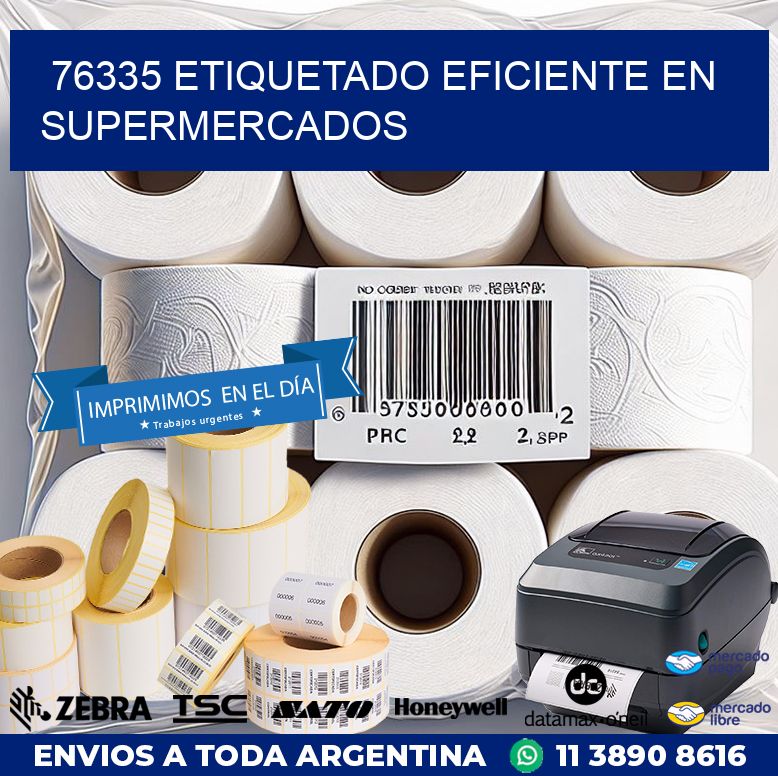 76335 ETIQUETADO EFICIENTE EN SUPERMERCADOS