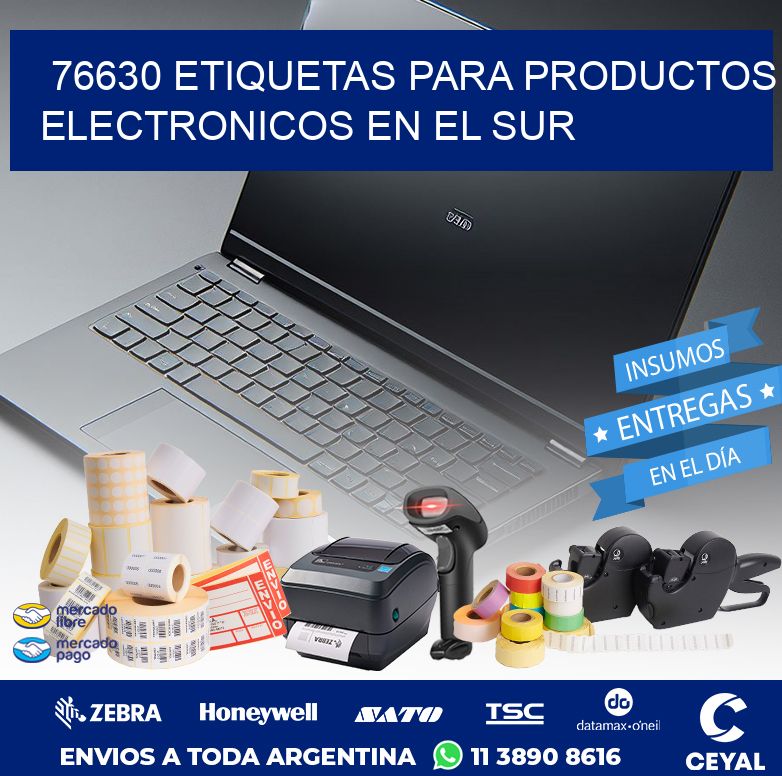 76630 ETIQUETAS PARA PRODUCTOS ELECTRONICOS EN EL SUR