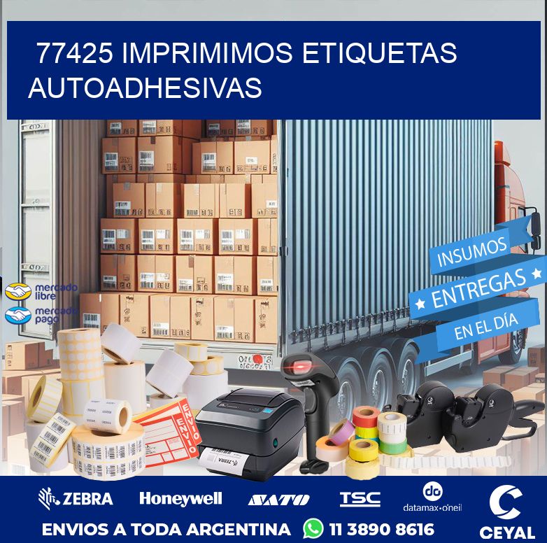 77425 IMPRIMIMOS ETIQUETAS AUTOADHESIVAS