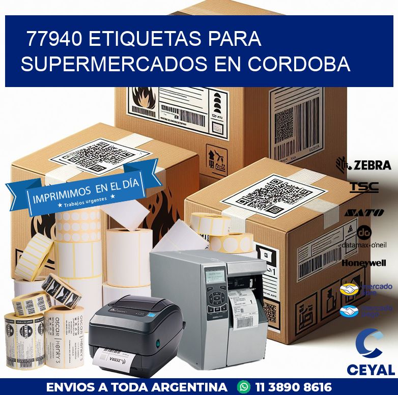77940 ETIQUETAS PARA SUPERMERCADOS EN CORDOBA