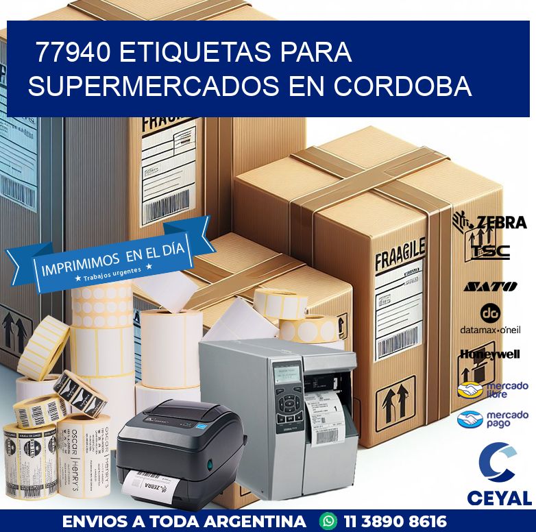 77940 ETIQUETAS PARA SUPERMERCADOS EN CORDOBA