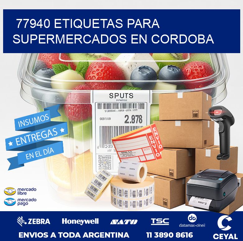 77940 ETIQUETAS PARA SUPERMERCADOS EN CORDOBA