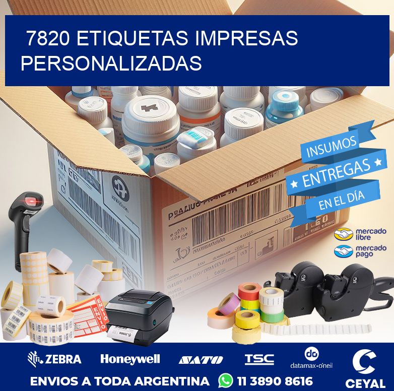7820 ETIQUETAS IMPRESAS PERSONALIZADAS