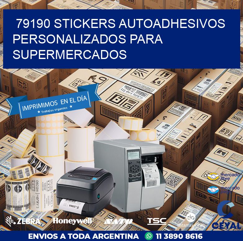79190 STICKERS AUTOADHESIVOS PERSONALIZADOS PARA SUPERMERCADOS