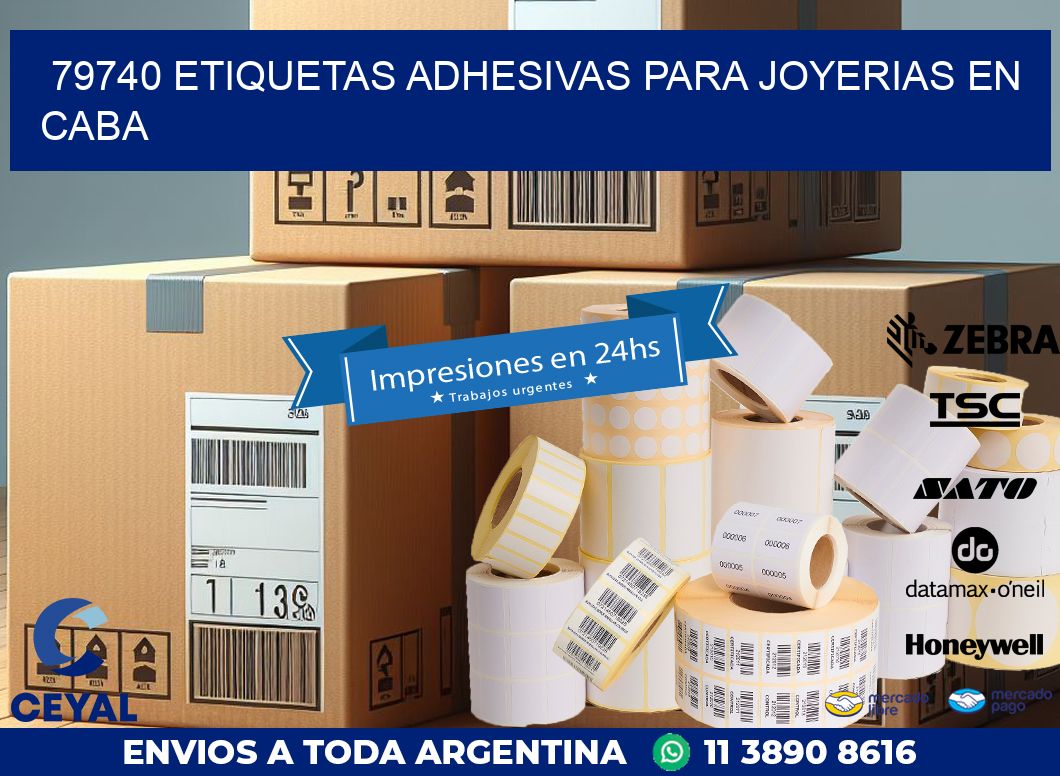 79740 ETIQUETAS ADHESIVAS PARA JOYERIAS EN CABA