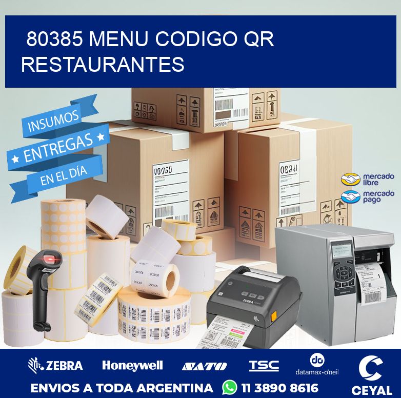 80385 MENU CODIGO QR RESTAURANTES