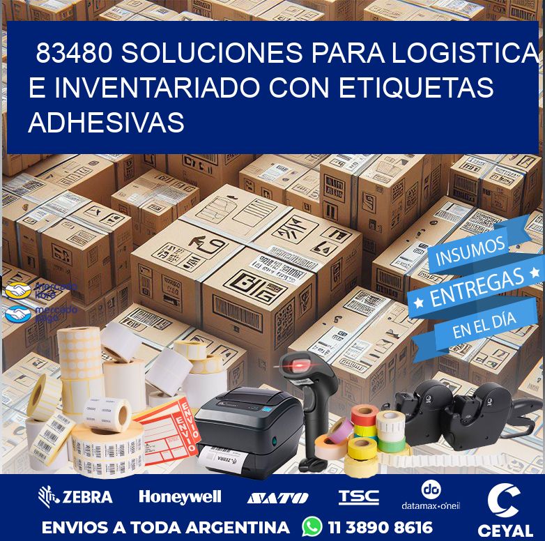 83480 SOLUCIONES PARA LOGISTICA E INVENTARIADO CON ETIQUETAS ADHESIVAS