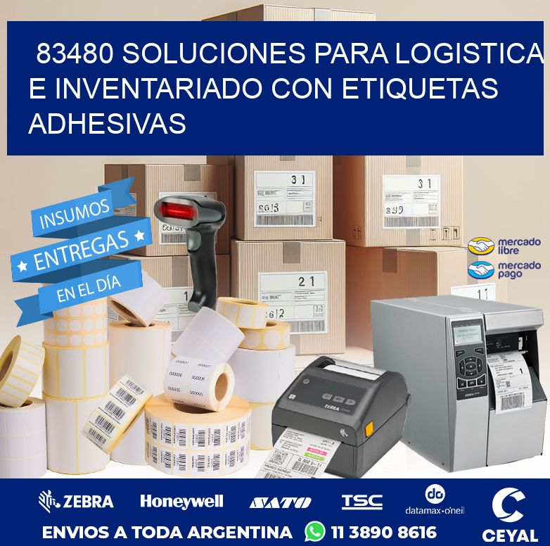83480 SOLUCIONES PARA LOGISTICA E INVENTARIADO CON ETIQUETAS ADHESIVAS