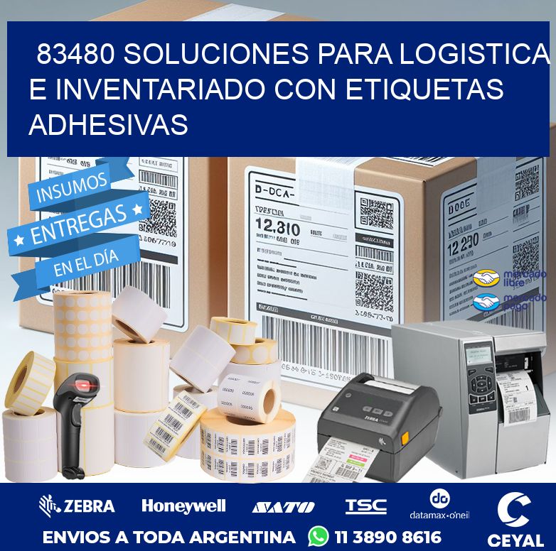 83480 SOLUCIONES PARA LOGISTICA E INVENTARIADO CON ETIQUETAS ADHESIVAS