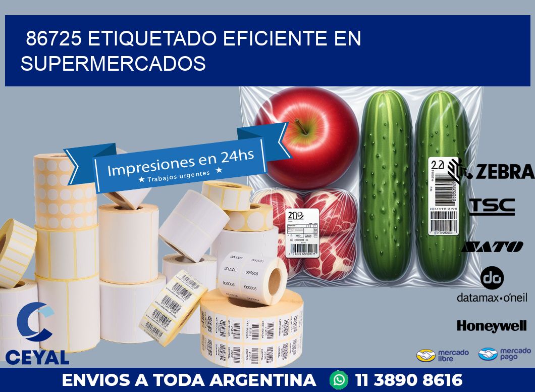 86725 ETIQUETADO EFICIENTE EN SUPERMERCADOS
