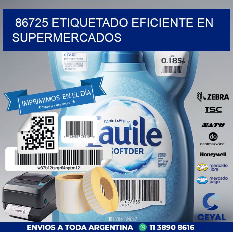 86725 ETIQUETADO EFICIENTE EN SUPERMERCADOS