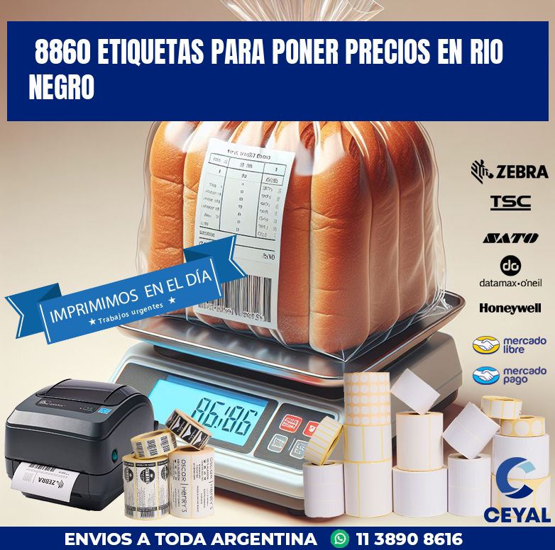 8860 ETIQUETAS PARA PONER PRECIOS EN RIO NEGRO