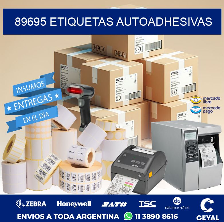 89695 ETIQUETAS AUTOADHESIVAS